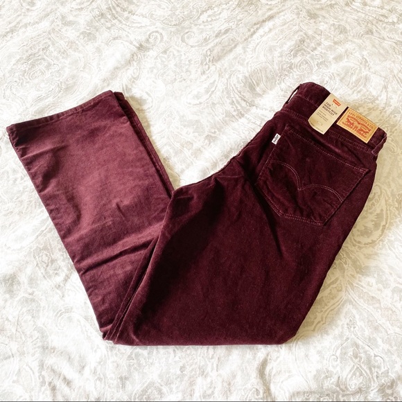 LEVI’S 725 High Rise Bootcut Corduroy Pants 30 NWT - Picture 11 of 11